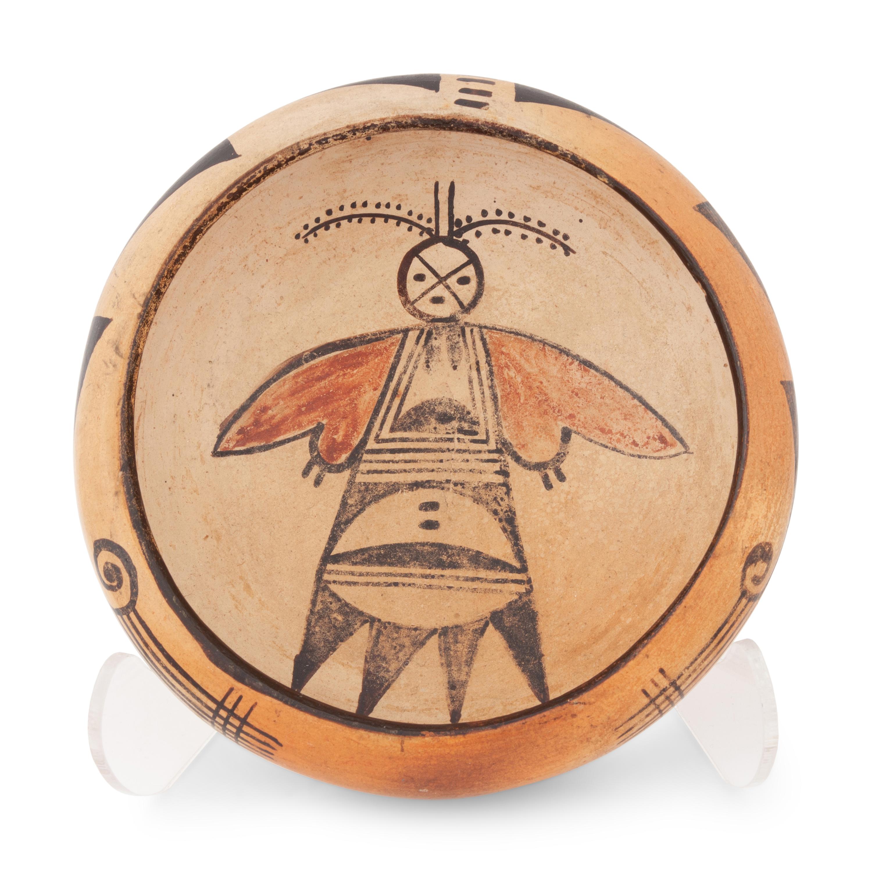 Pottery Bowl, with Butterfly