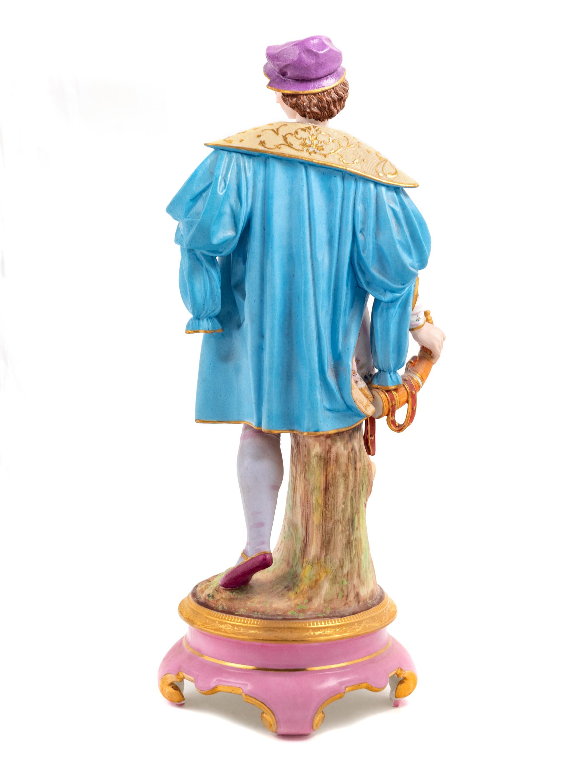 Six Bisque Porcelain Articles