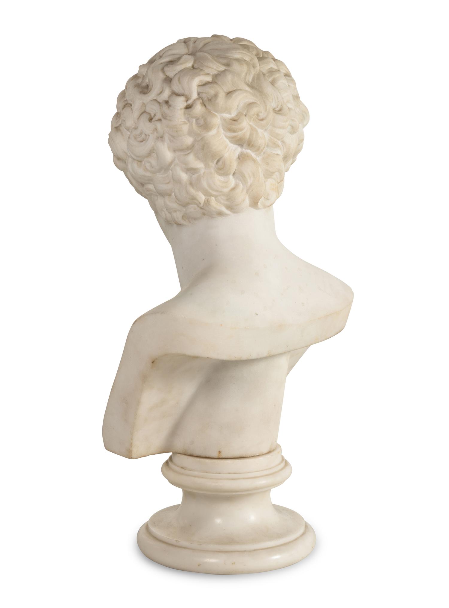 An Italian Marble Bust of Hermes