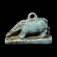 An Egyptian Faience Sow