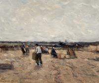 Waiting for the Boats , 1915