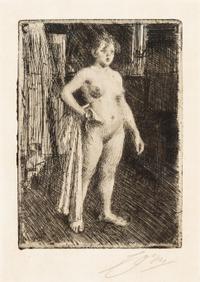 Anders Zorn, (Swedish, 1860-1920), Venus de la vilette, 1893