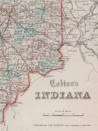 A group of five American state and city maps, comprising: