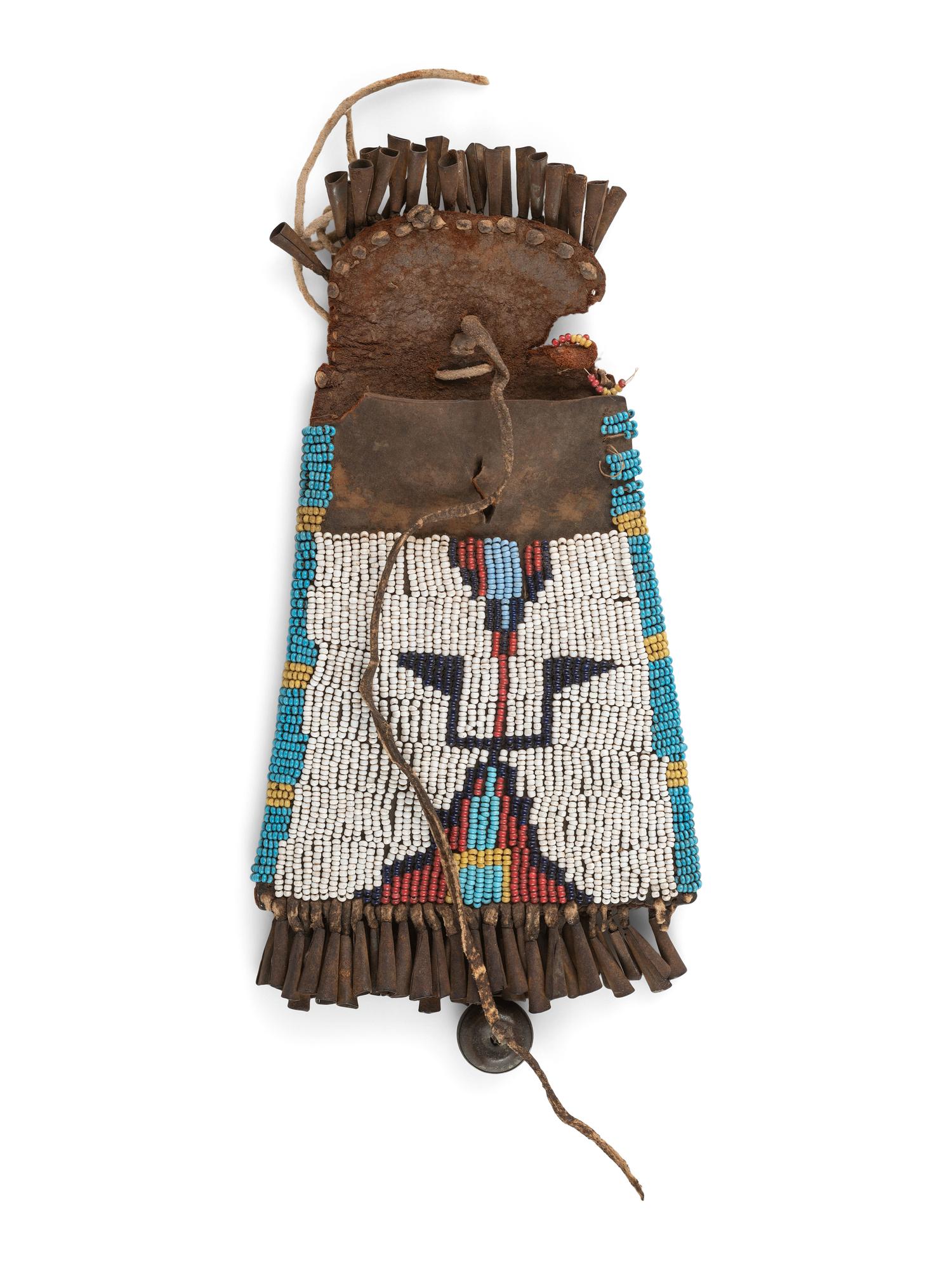 Northern Plains Beaded Hide Strike-a-Light Bag