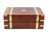 An English Brass Banded Lap Desk