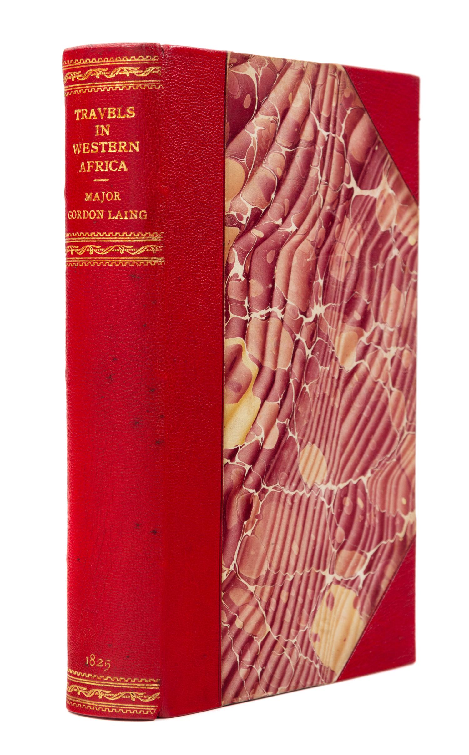 LAING, Alexander Gordon (1794-1826). Travels in...Western Africa. London: John Murray, 1825. FIRST EDITION, HENRY M. STANLEY'S COPY.