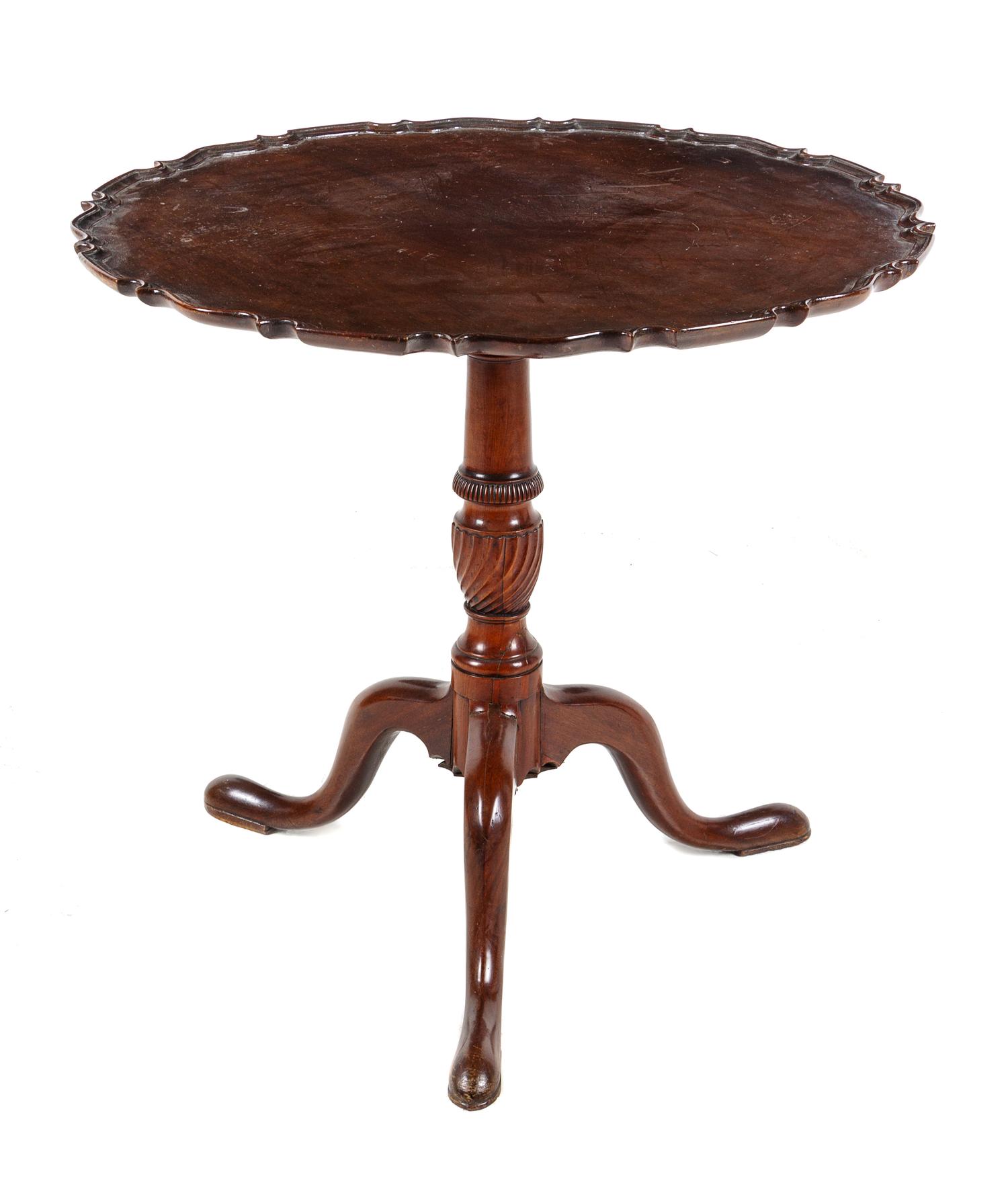 A George II Style Mahogany Tilt-Top Table