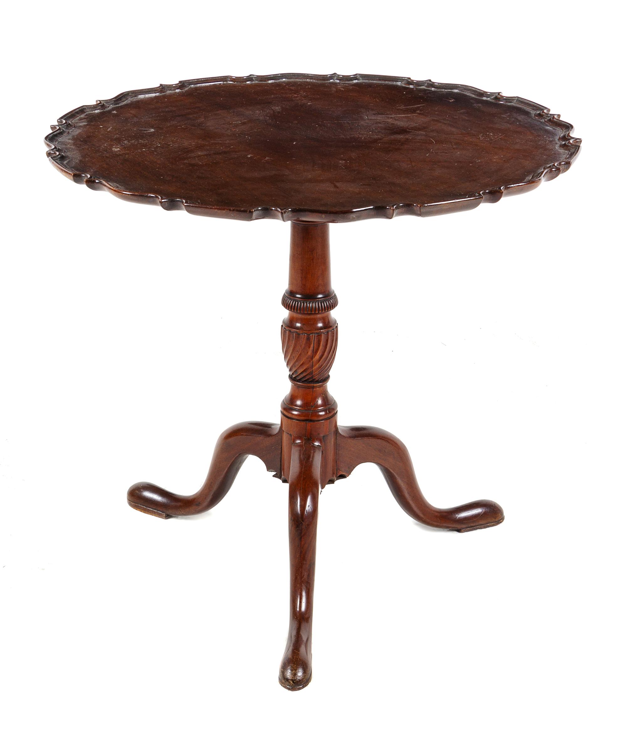 A George II Style Mahogany Tilt-Top Table