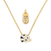 ASCH GROSSBARDT, YELLOW GOLD AND MULTIGEM PENDANTS