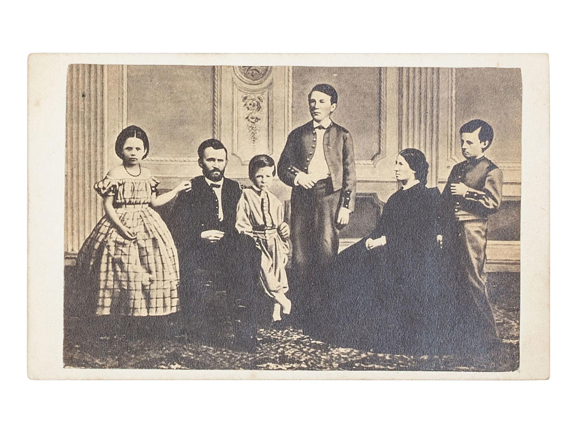 [GRANT, U.S. (1822-1885)]. 5 images of U.S. Grant, incl. last photograph taken before his death.