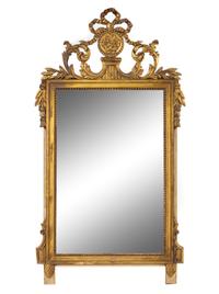 A Louis XVI Style Giltwood Mirror