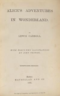[Fine Bindings] [Kelliegram] Carroll, Lewis (Charles Lutwidge Dodgson). Alice's Adventures in Wonderland