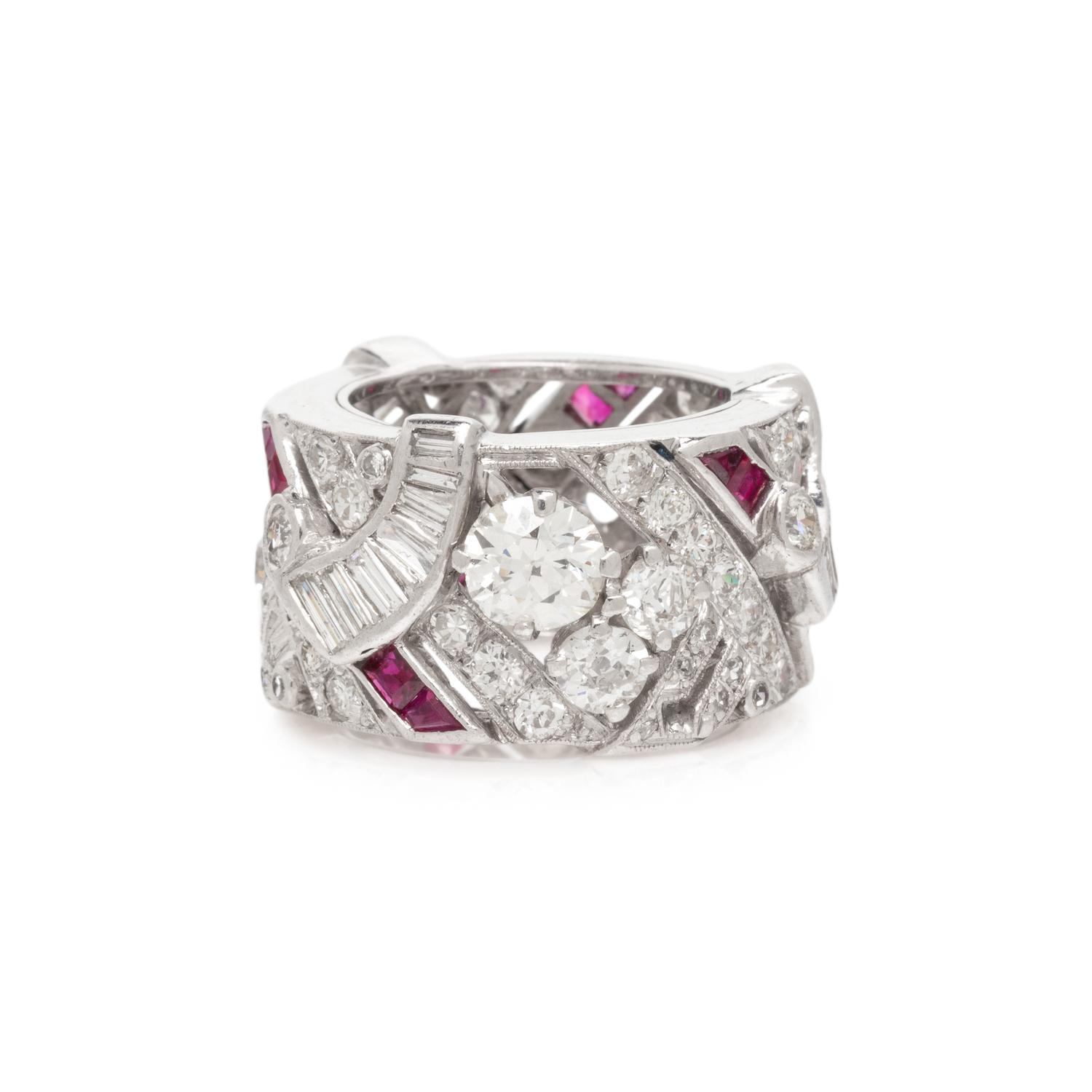 RUBY AND DIAMOND BAND