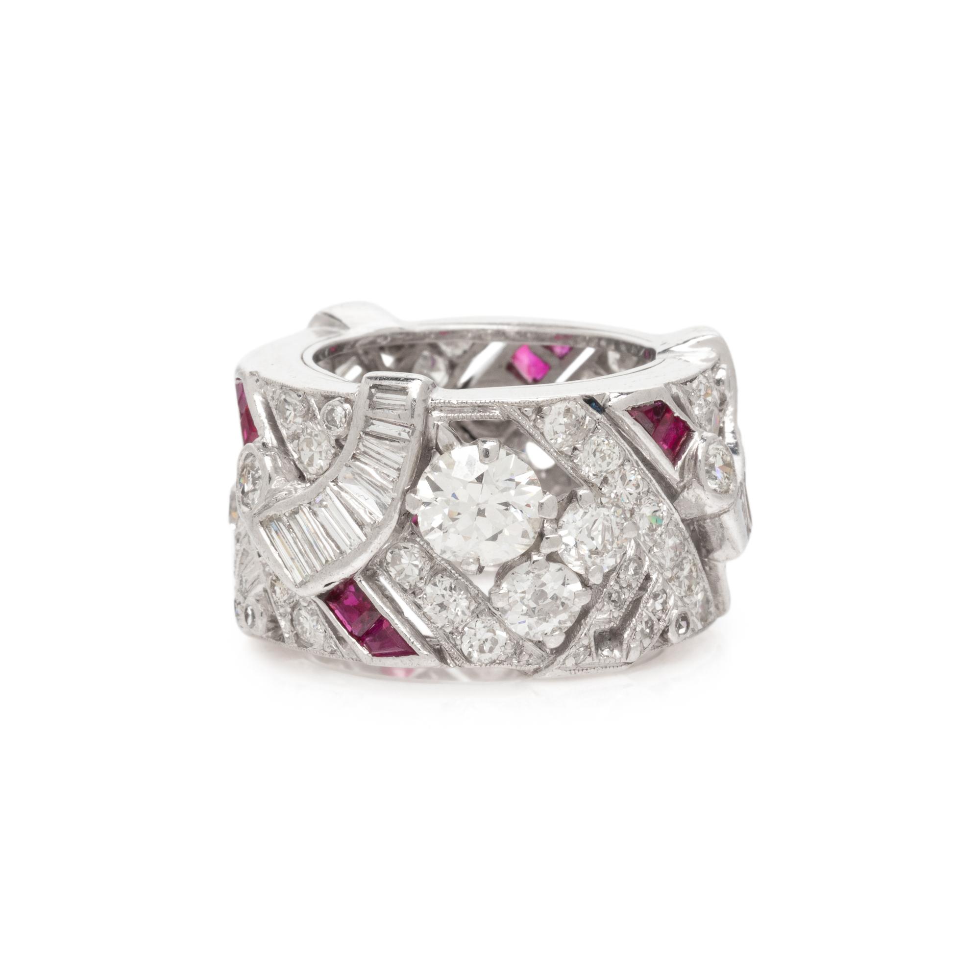 RUBY AND DIAMOND BAND