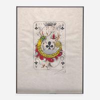 Salvador Dalí (Spanish, 1904-1989) Playing Cards (Ace, King, Queen and Jack of Clubs)