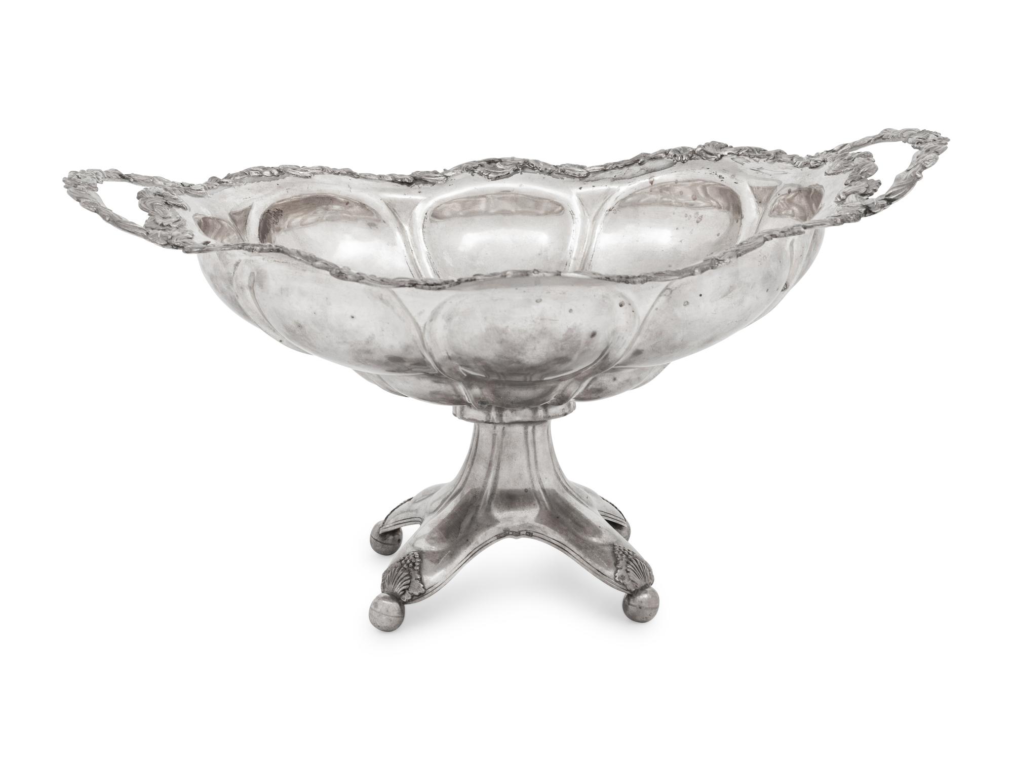 A Swedish Silver Centerpiece
