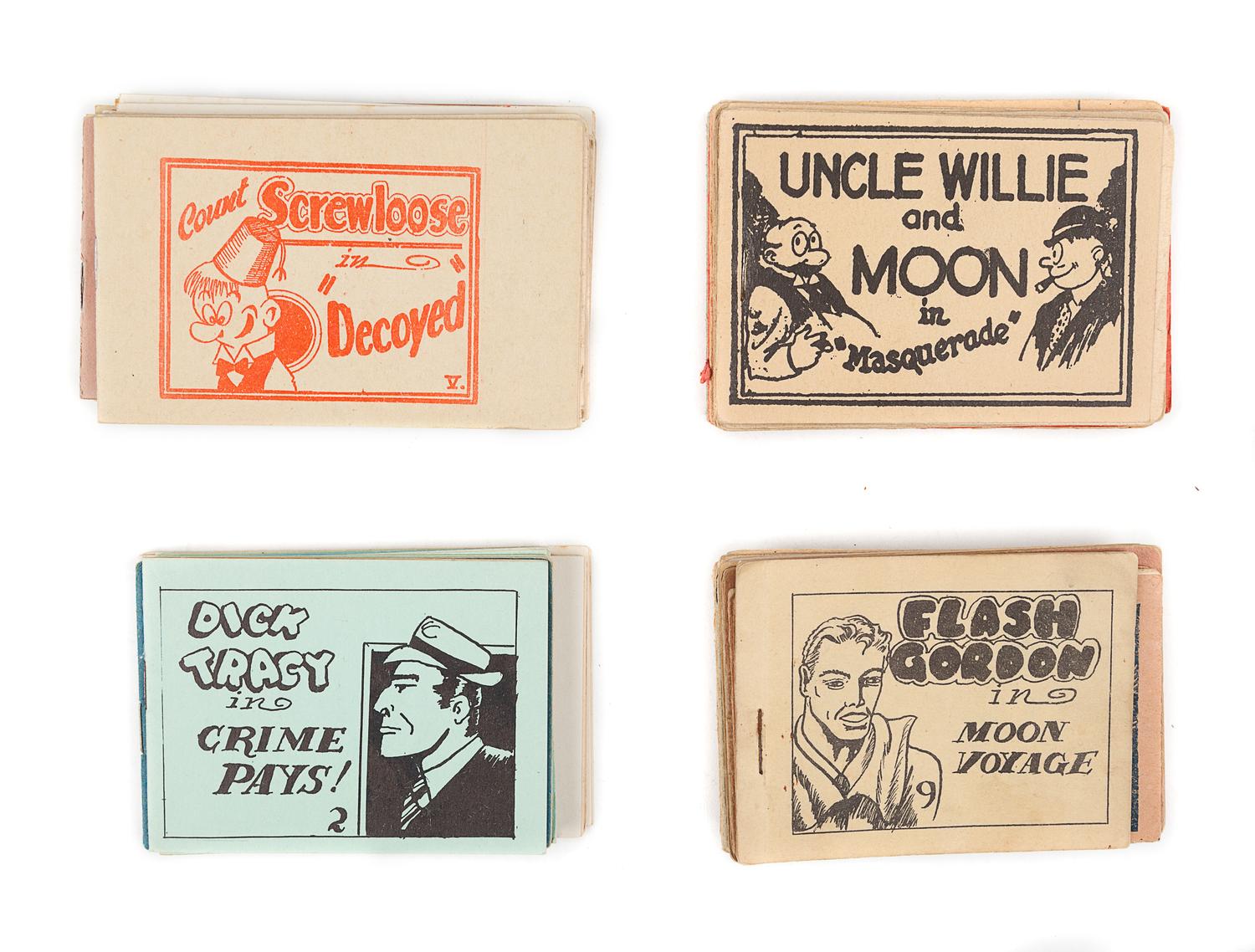 [TIJUANA BIBLES]. A group of approximately 73 Tijuana Bibles, ca 1920s-1960s.