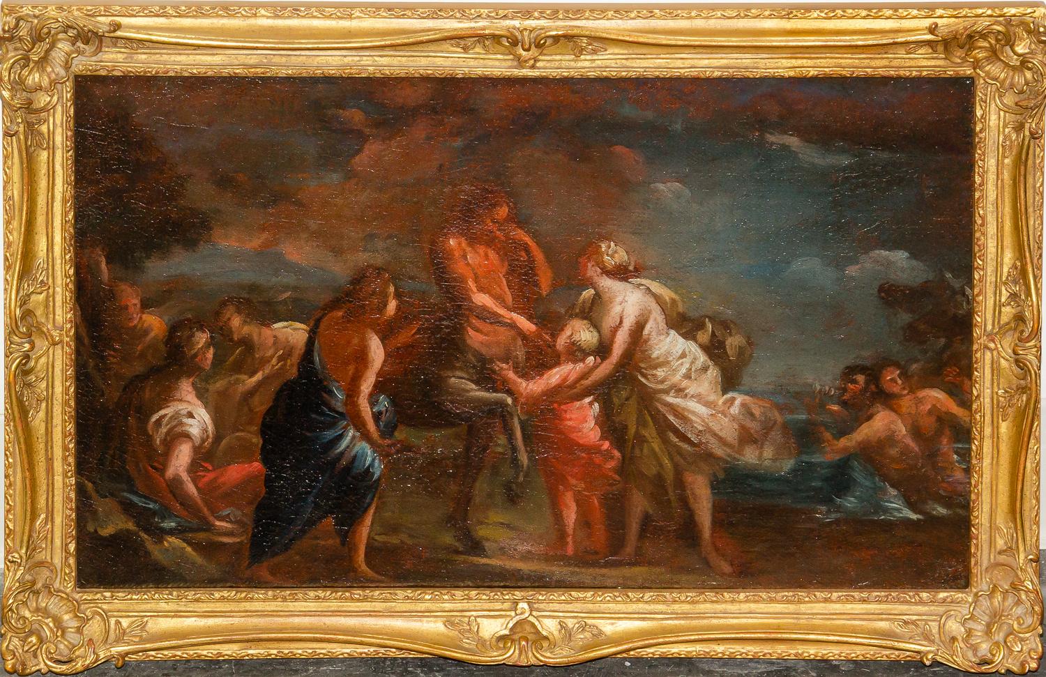 Italian School, (19th century), The Education of Achilles