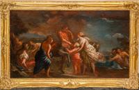 Italian School, (19th century), The Education of Achilles