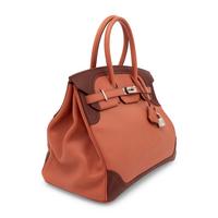 Hermès, Limited Edition Ghillies Birkin 35 in Rosy & Rouge H Swift