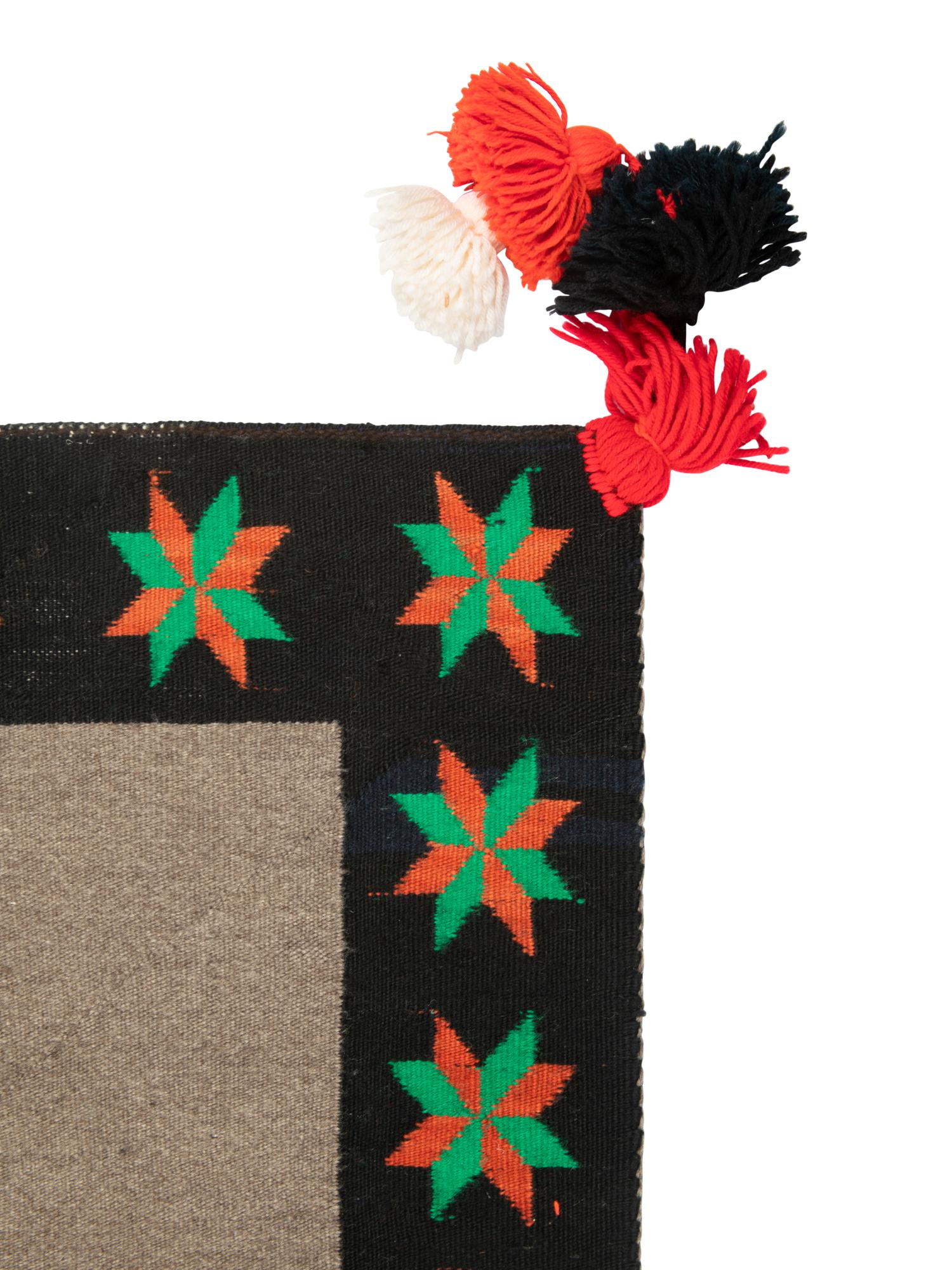 Navajo Double Sunday Saddle Blanket / Rug