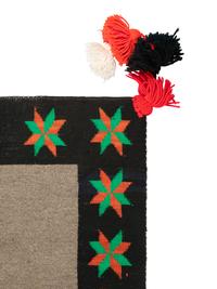Navajo Double Sunday Saddle Blanket / Rug