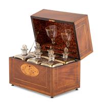 A Regency Marquetry Cave a Liqueur