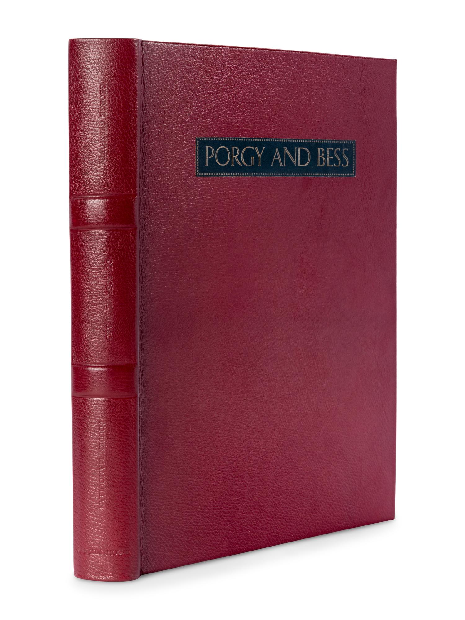 [MUSIC]. GERSHWIN, George (1898-1937). Porgy and Bess. An Opera in Three Acts. New York: Random House, 1935.