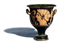 A Campanian Red-Figured Miniature Bell Krater