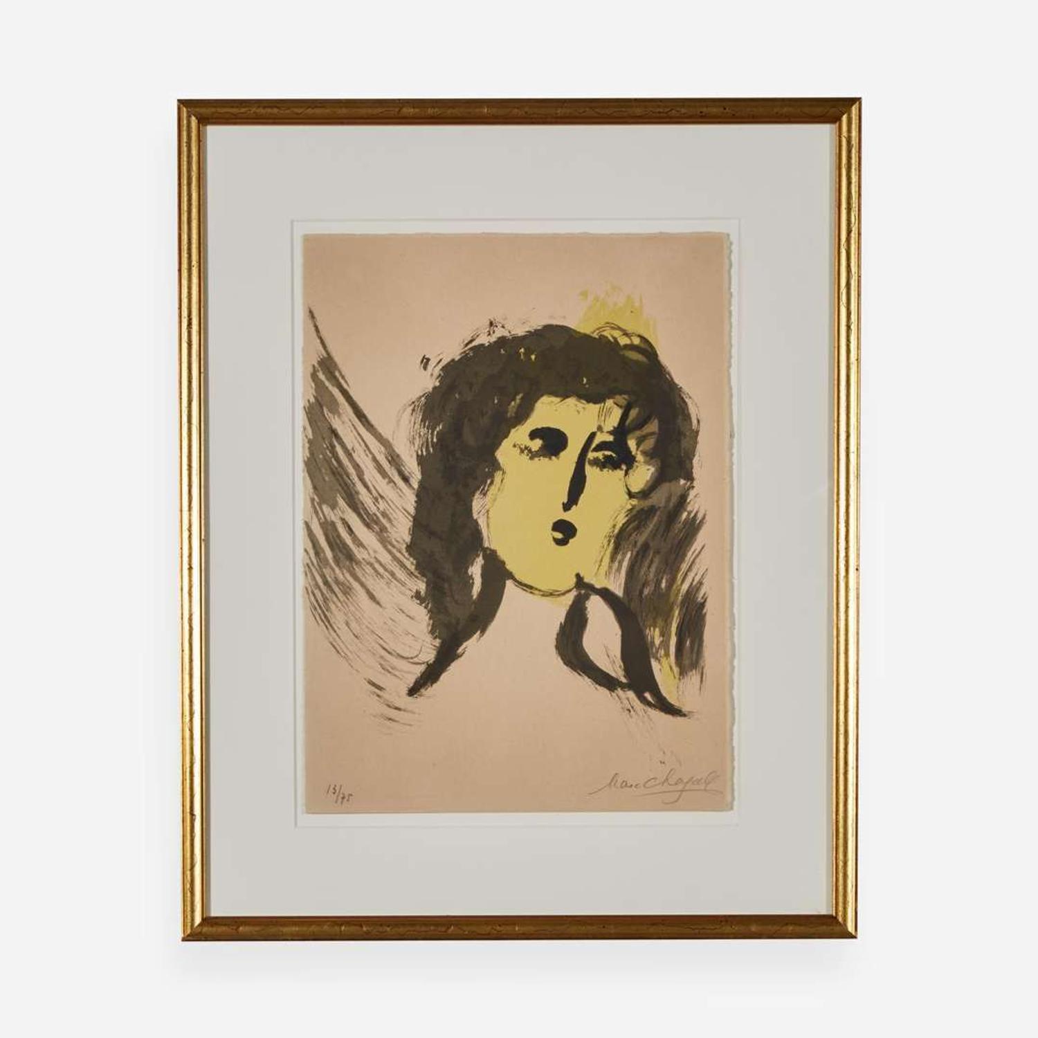 Marc Chagall (French/Russian, 1887-1985) The Angel