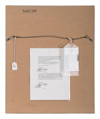 Original Copper Plate fo r Soneto XVII (from Vingt Poèmes de Góngora ), 1947