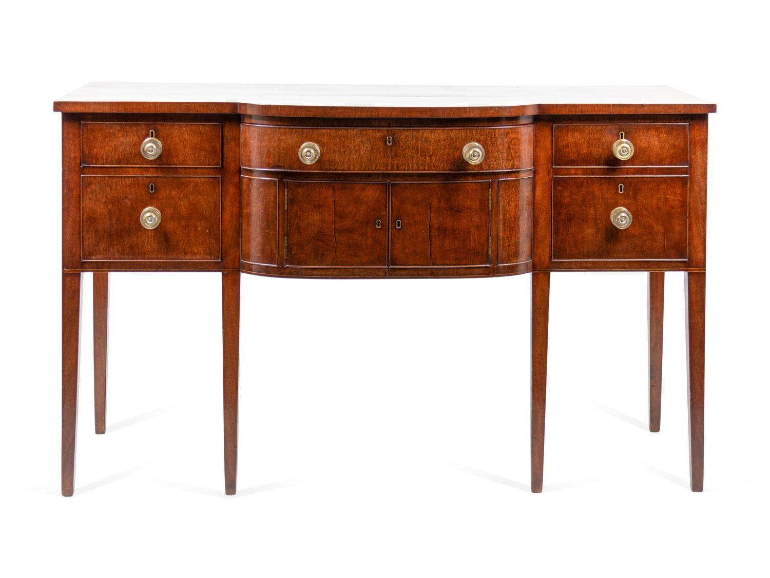 A Federal Mahogany Sideboard