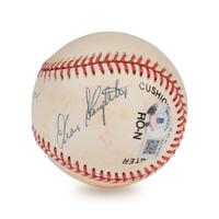 A Stan Musial, Terry Moore, and Enos Slaughter Signed Autograph Baseball (Beckett Authentication Services Letter)