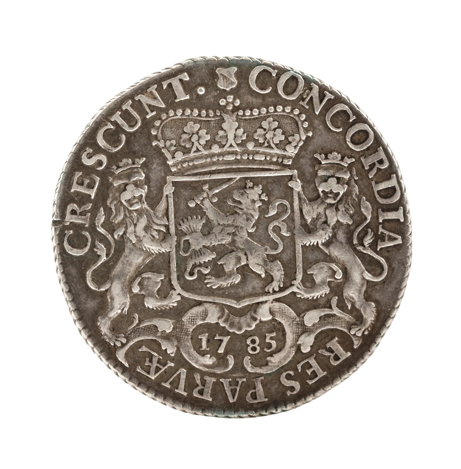 Kingdom of the Netherlands (1758 CE), Silver Half Rider — Silver Half Rider