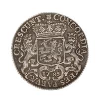 Kingdom of the Netherlands (1758 CE), Silver Half Rider — Silver Half Rider