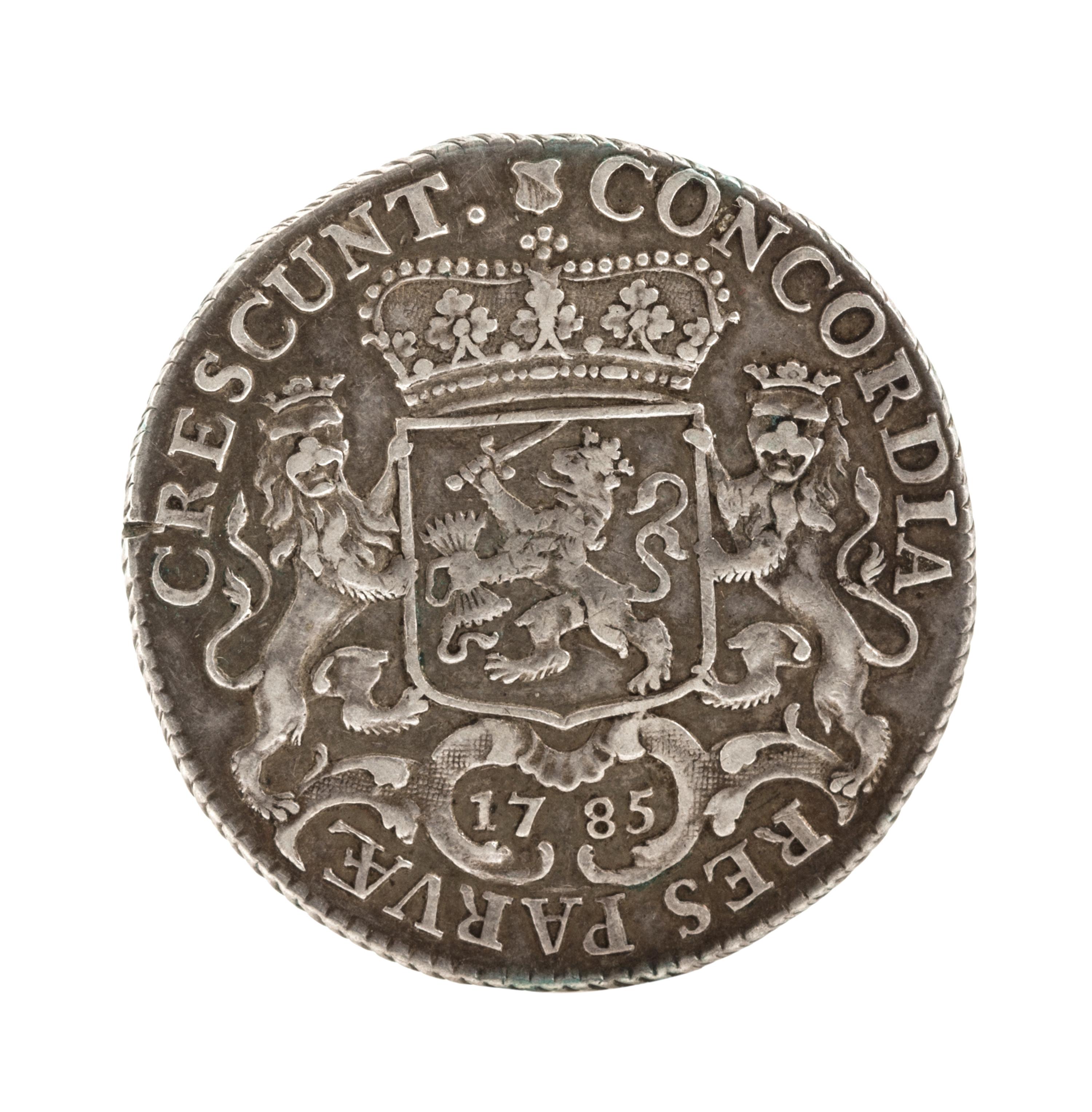 Kingdom of the Netherlands (1758 CE), Silver Half Rider — Silver Half Rider