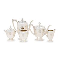 An American Silver Five-Piece Tea and Coffee Service