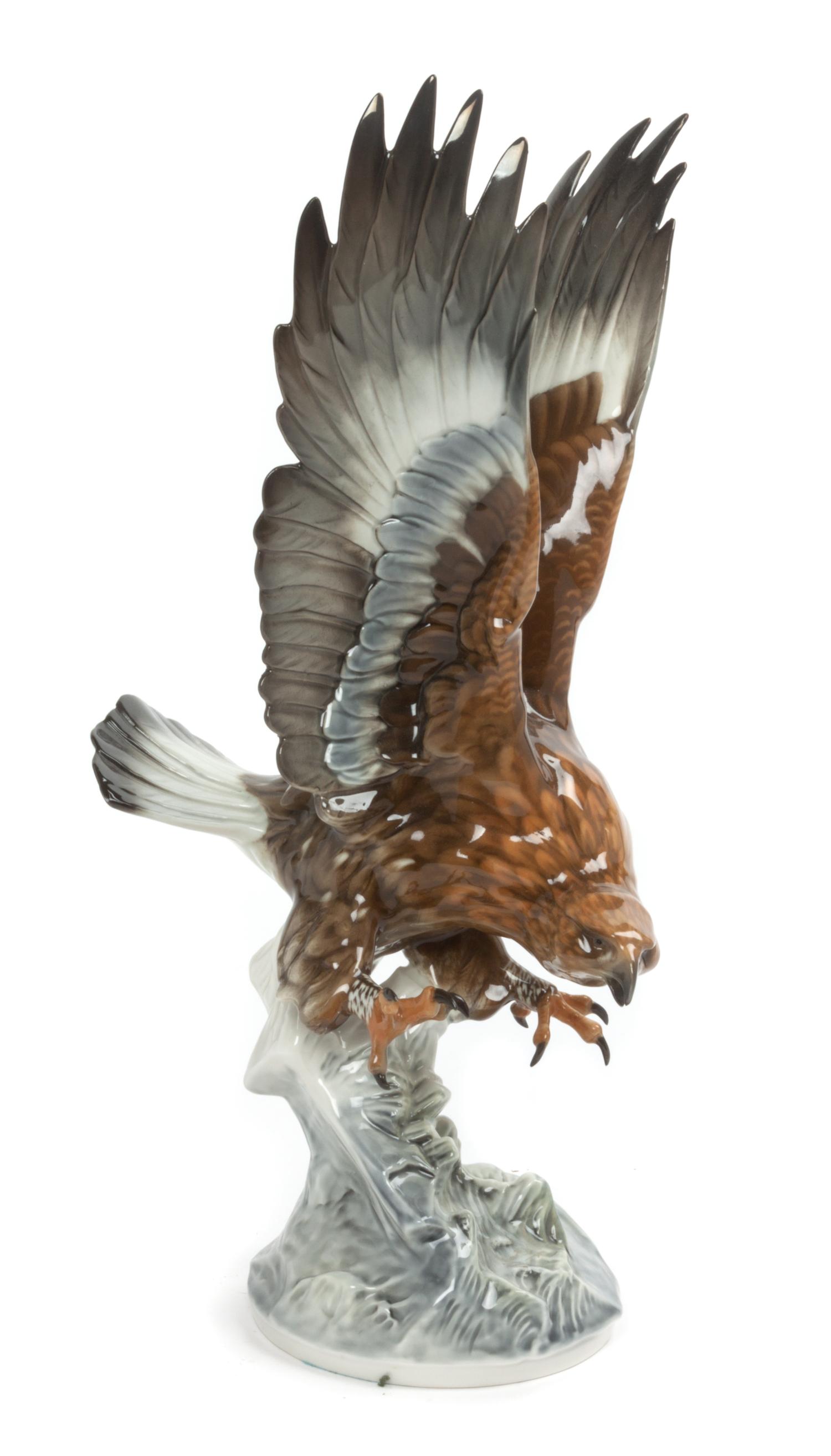 A Hutschenreuther Porcelain Figure Height 17 inches. — SECOND HALF 20TH CENTURY