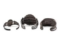 Navajo and Zuni Silver and Turquoise Cuff Bracelets