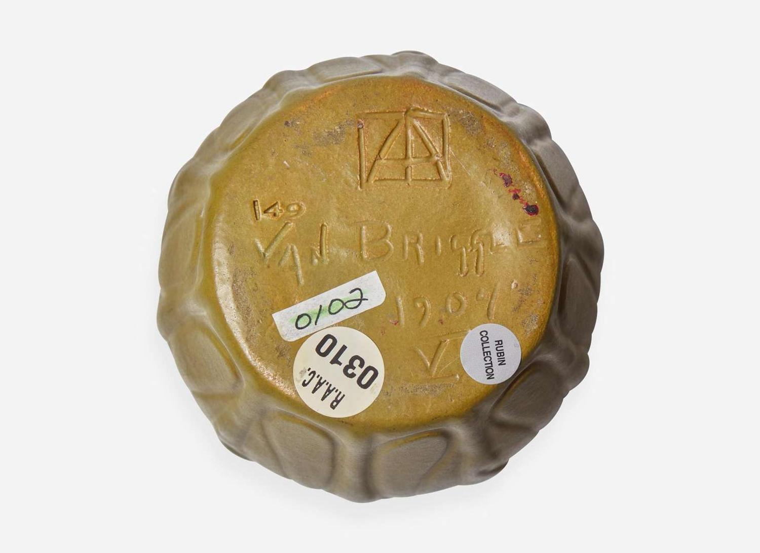 Van Briggle Pottery, Early Vessel with Crocuses
