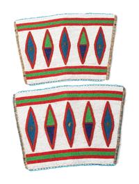 Blackfeet Beaded Canvas Cuffs