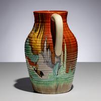 Clarice Cliff (English, 1899–1972) — Forest Glen pattern Jug