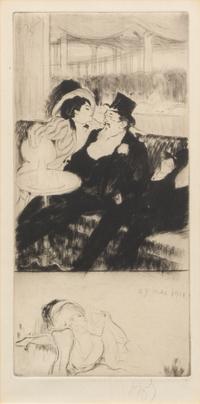 Louis Auguste Mathieu Legrand, (French, 1863-1951), Les bars, 1909 (Suite of 8)