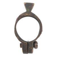 Confederate Brass Saber Bayonet Adapter with Cook & Brother Style Triangular Lug
