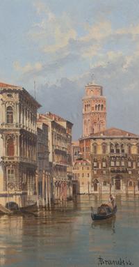 Venice, a View of the Grand Canal, Coming from Piazza San Marco Towards Palazzo Balbi