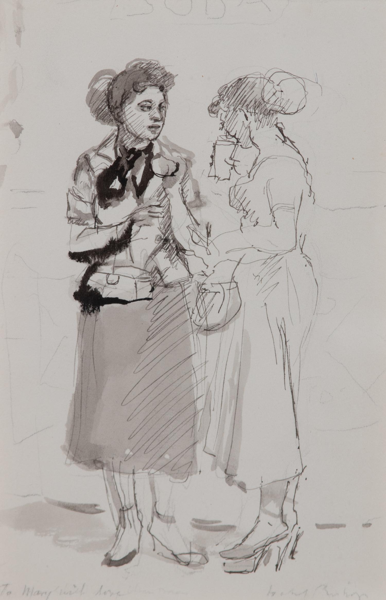 Isabel Bishop, (American, 1902-1988) — Soda, 1950