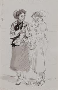 Isabel Bishop, (American, 1902-1988) — Soda, 1950