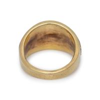 GOLD IN QUARTZ RING