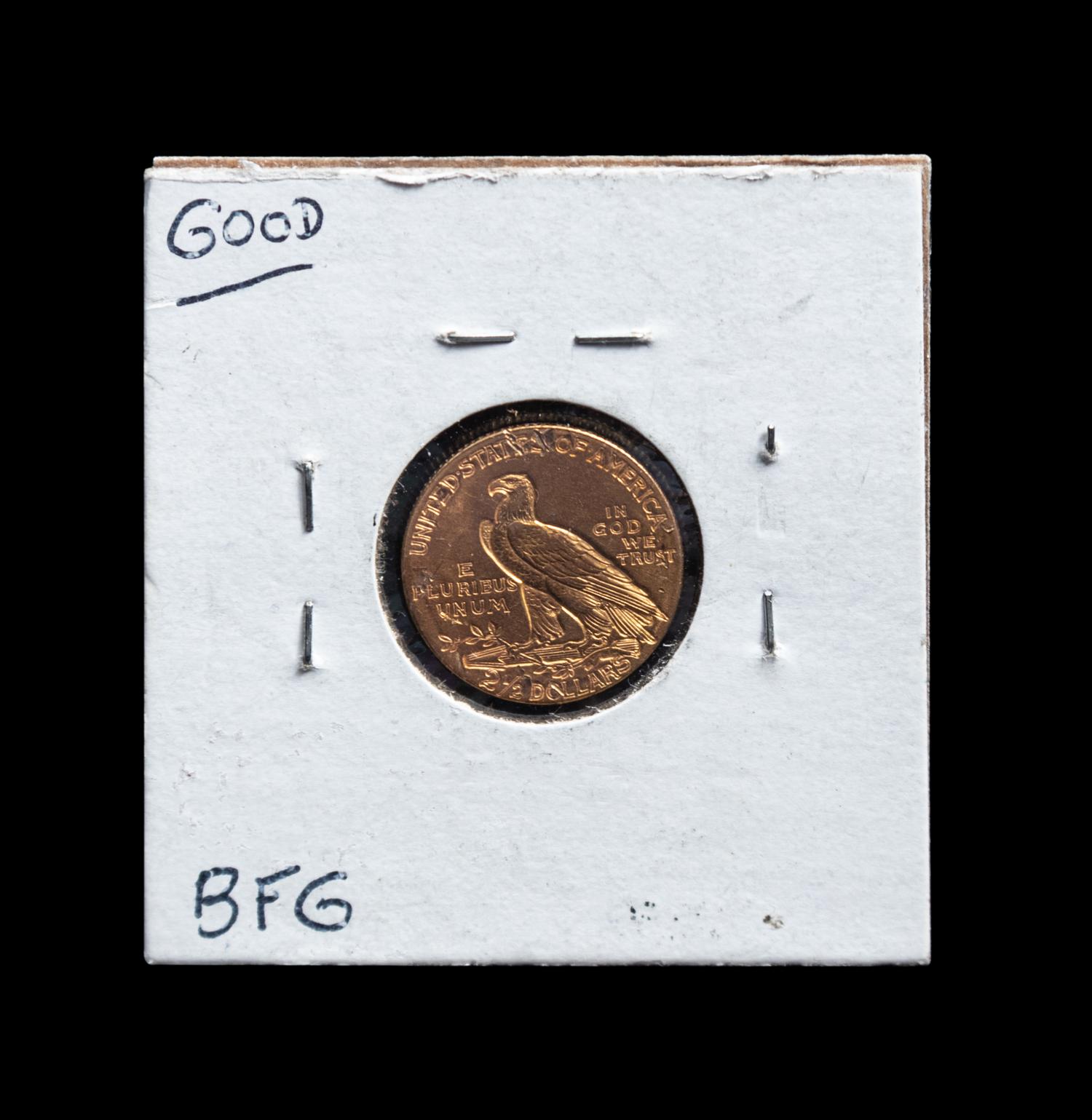 A 1908 Indian Head $2.50 Gold Coin