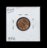 A 1908 Indian Head $2.50 Gold Coin